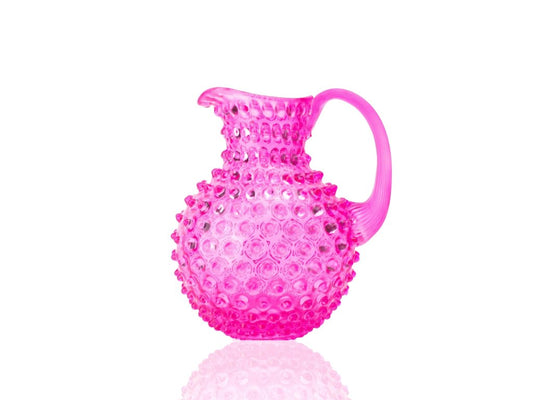 Hobnail Karaffel 2L Alice's Paris Bright neon pink