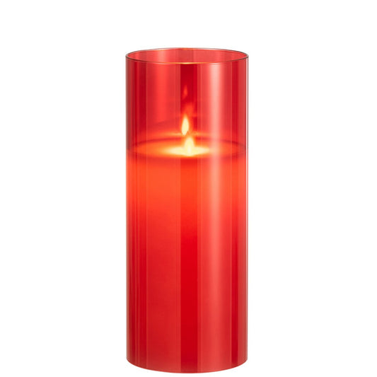 LED lampe shining glass red