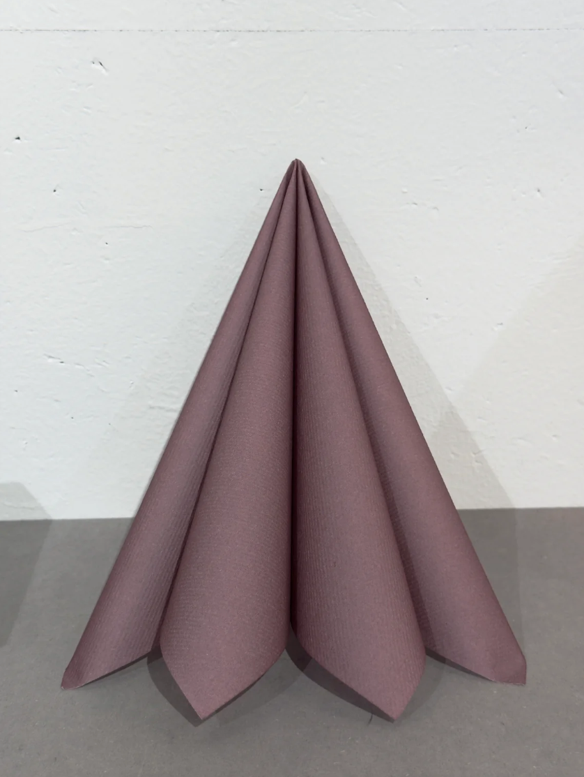 Middagserviett textile touch støvet fiolett