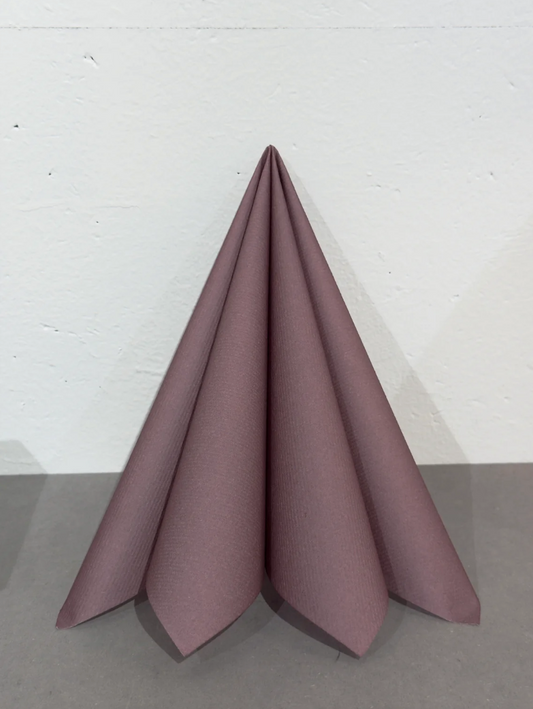 Middagserviett textile touch støvet fiolett