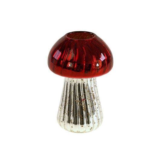 Sopp vase rød 13 cm