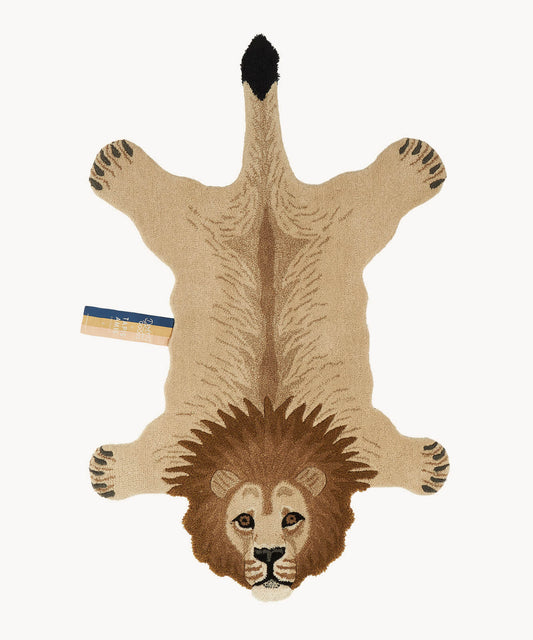 Moody Lion rug large
