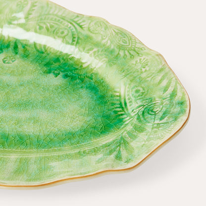 Serveringsfat ovalt 40x25 cm Seaweed