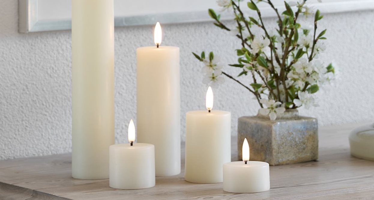 LED kubbelys hvit 5x4,5 cm