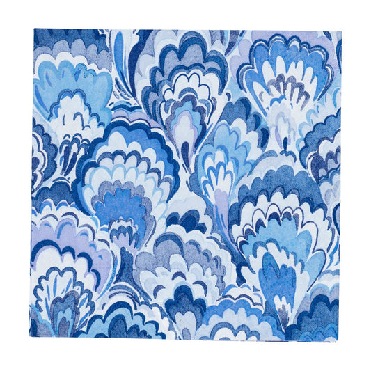 Serviett kaffe Marbled ceramica indigo