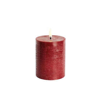 LED kubbelys Carmine red 7,8x10,1 cm