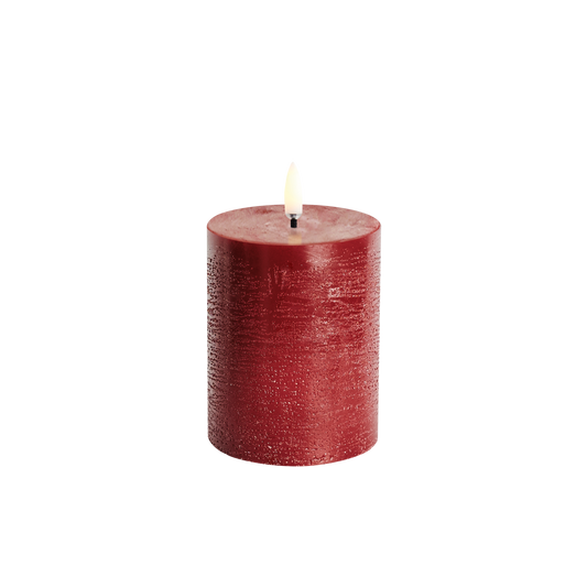 LED kubbelys Carmine red 7,8x10,1 cm