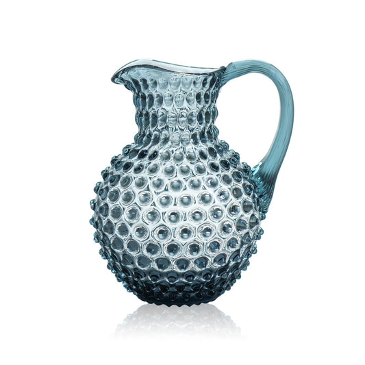 Hobnail Large Jug 2L Misty Blue