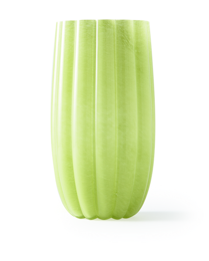 Large melon vase green