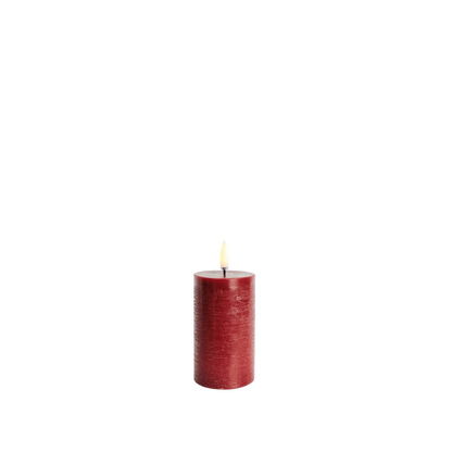 LED kubbelys Carmine red 5,8x10,1 cm