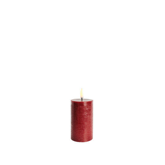 LED kubbelys Carmine red 5,8x10,1 cm