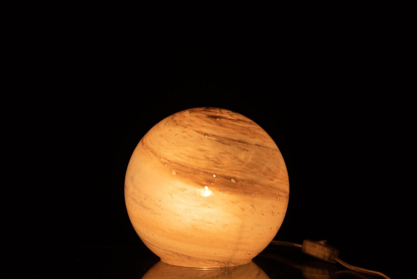 Lamp Dany spots round glass pink small