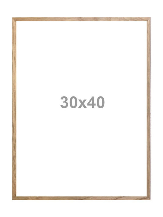 Ramme eik 30 x 40 cm