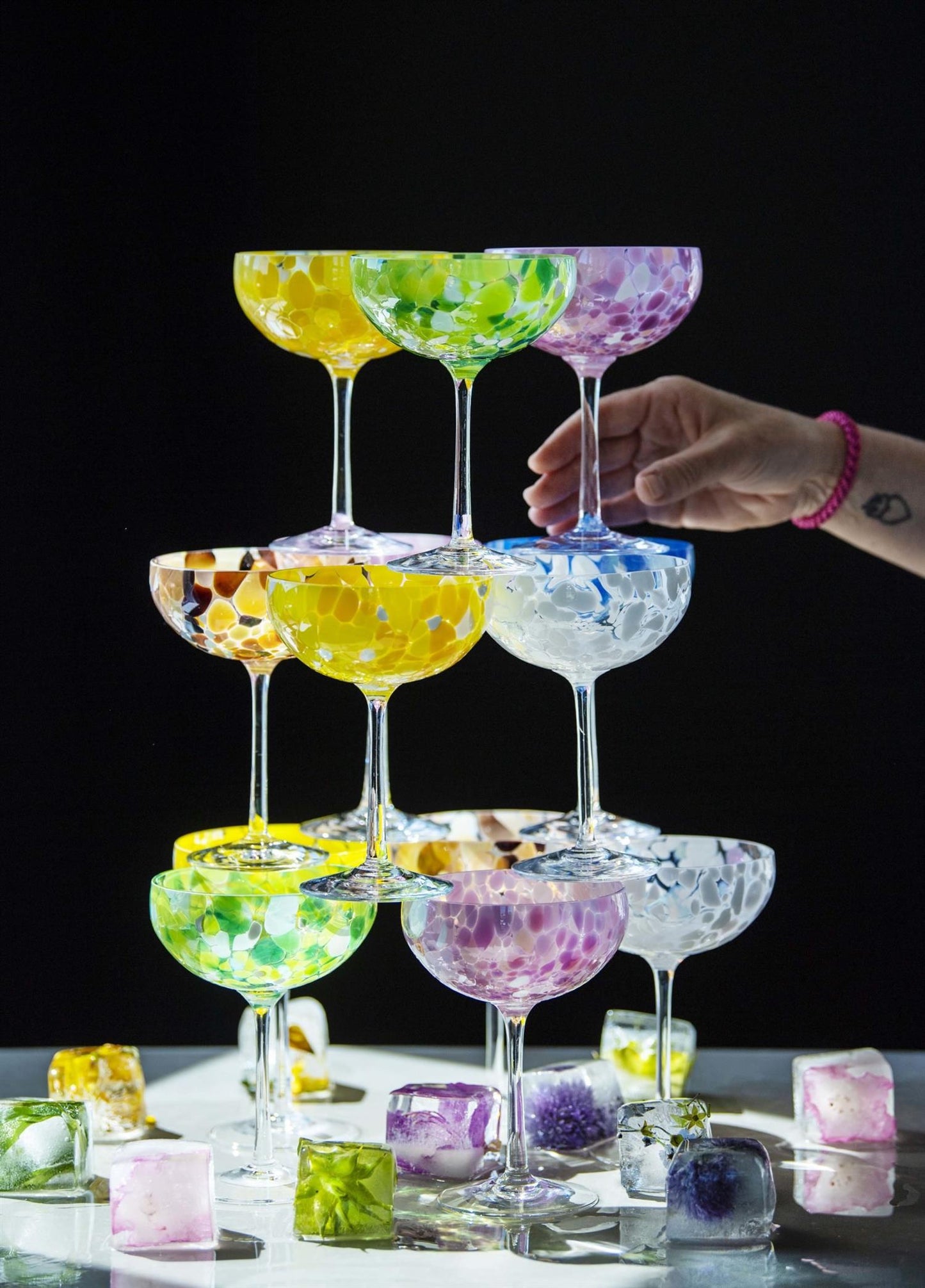 Swirl Champagneglass brun 22 cl