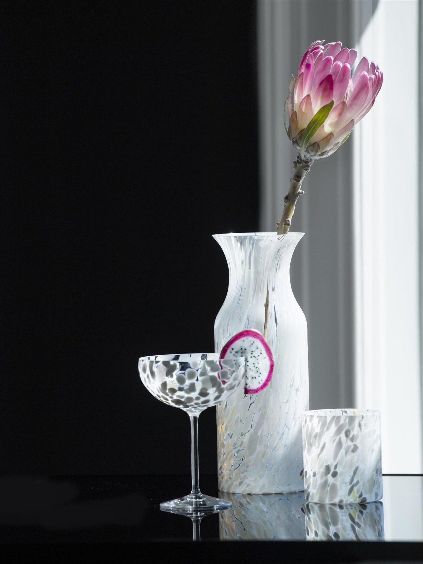 Swirl Champagneglass hvit 22 cl