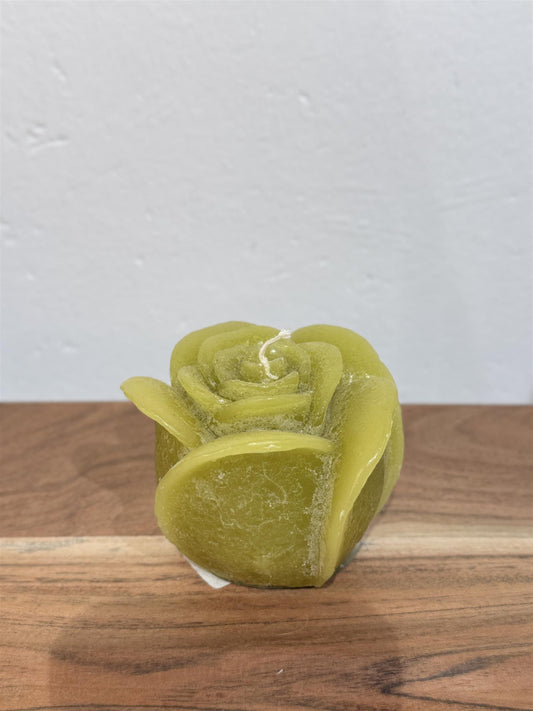 Rose lys lime Ø8,5x6,5 cm