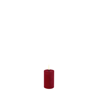 LED kubbelys carmine red 5x7,5 cm