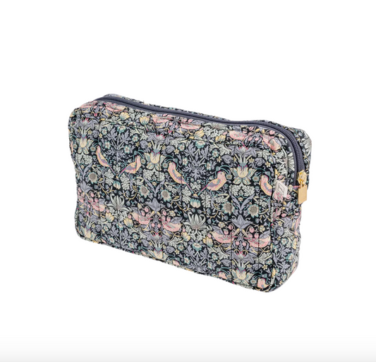 Pouch Small Liberty Strawberry Thief Black