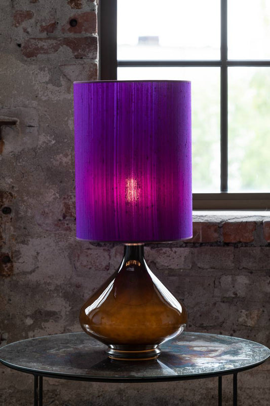 Flavia Negra bordlampe Seda Morada 70 cm