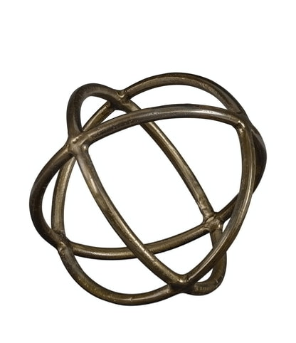 Carlo skulptur Ø27 cm messing