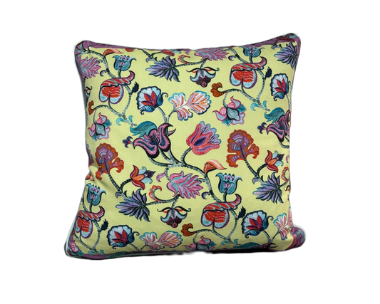 Putetrekk Chloe lemon 45x45 cm