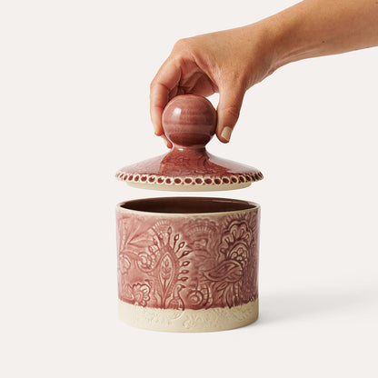 Tea Caddy Old Rose