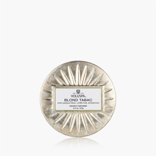 Blond Tabac Mini Tin Candle 25 Timer