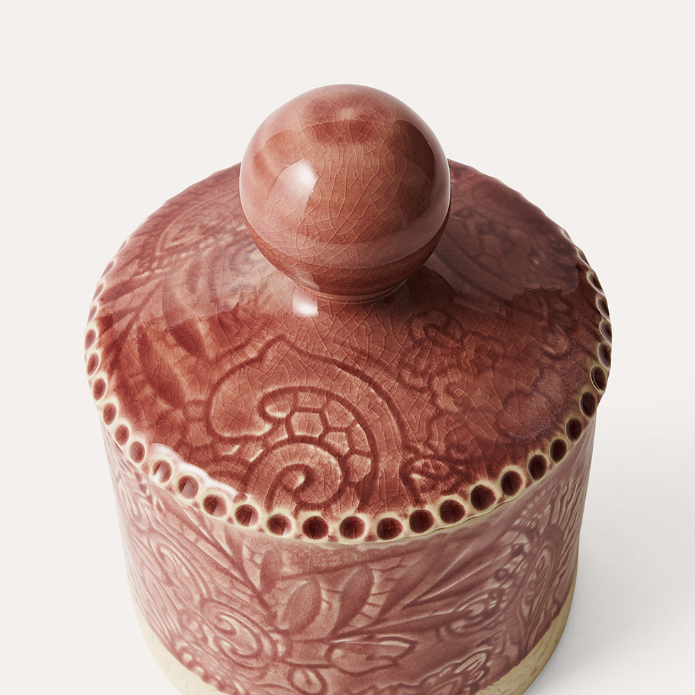 Tea Caddy Old Rose