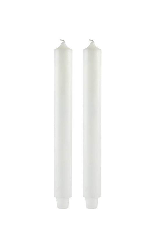 Herregårdslys hvit 29 cm