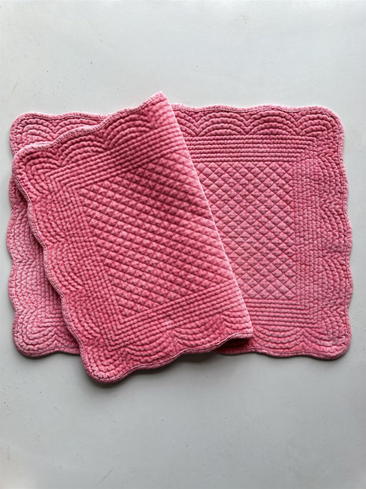 Spisebrikke velour Coral