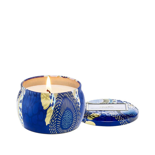 Mediterranean Lemon Mini Tin Candle 25 Timer