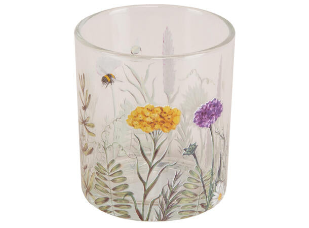 Lysglass blomstereng 7x8 cm