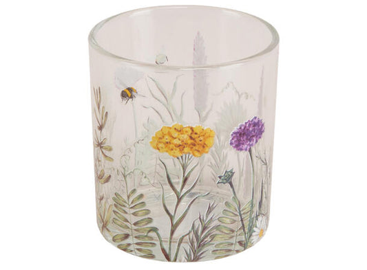Lysglass blomstereng 7x8 cm