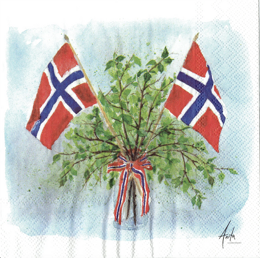 Ihr Serviett Lunch 17 mai stemning