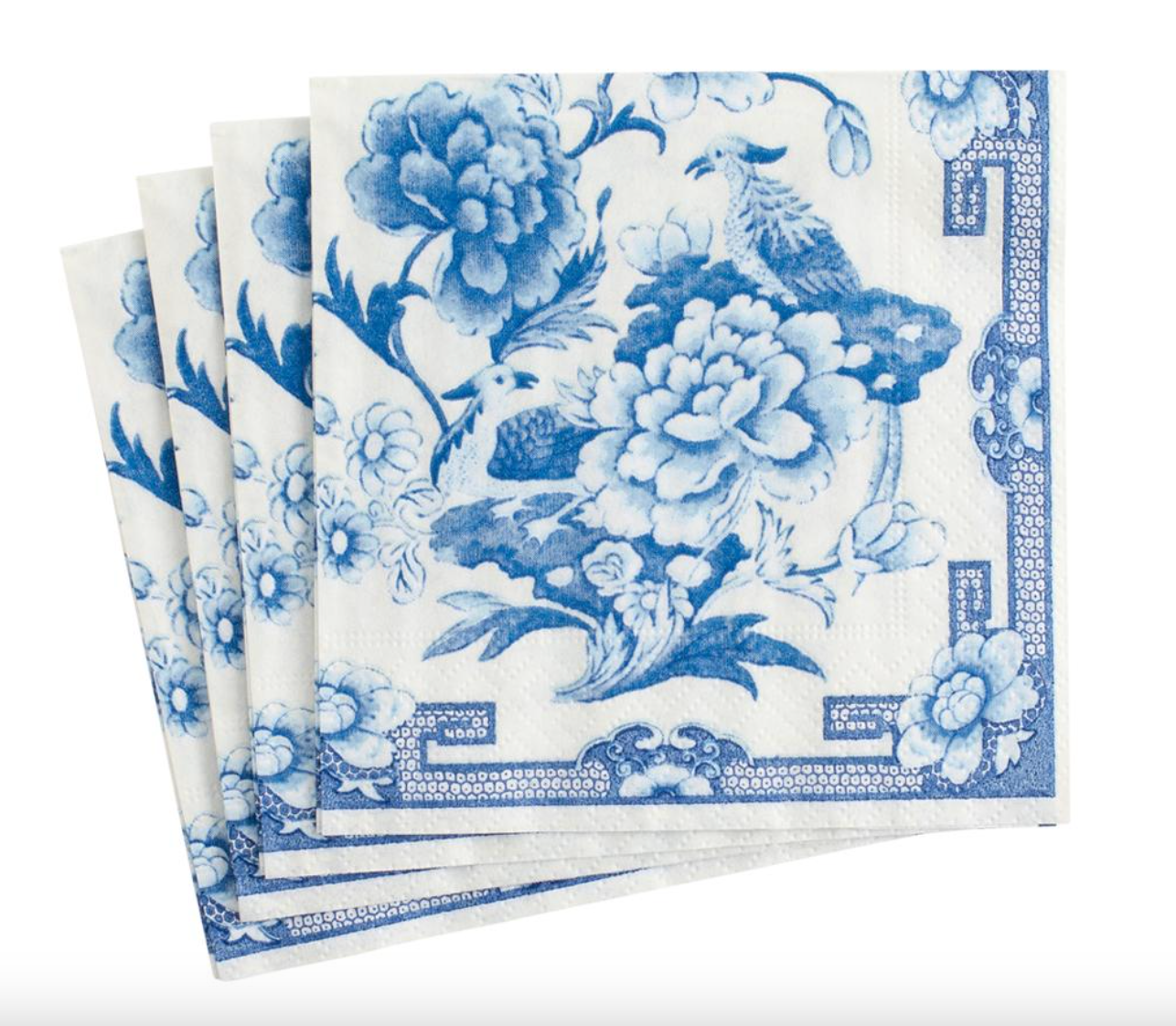 Serviett lunch blue and white