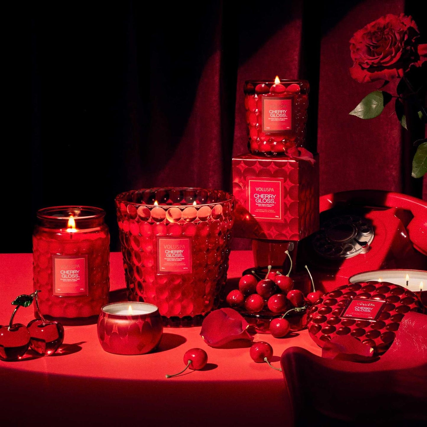 Cherry Gloss Mini Tin Candle 25 Timer