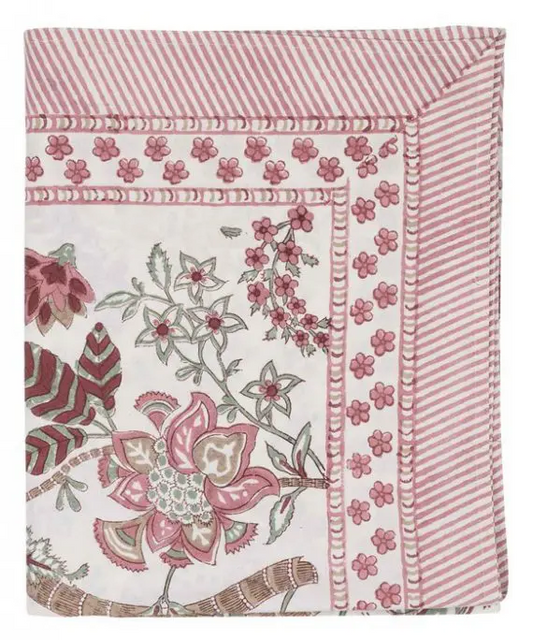 Duk Floral Rough Ruby 170x270 cm