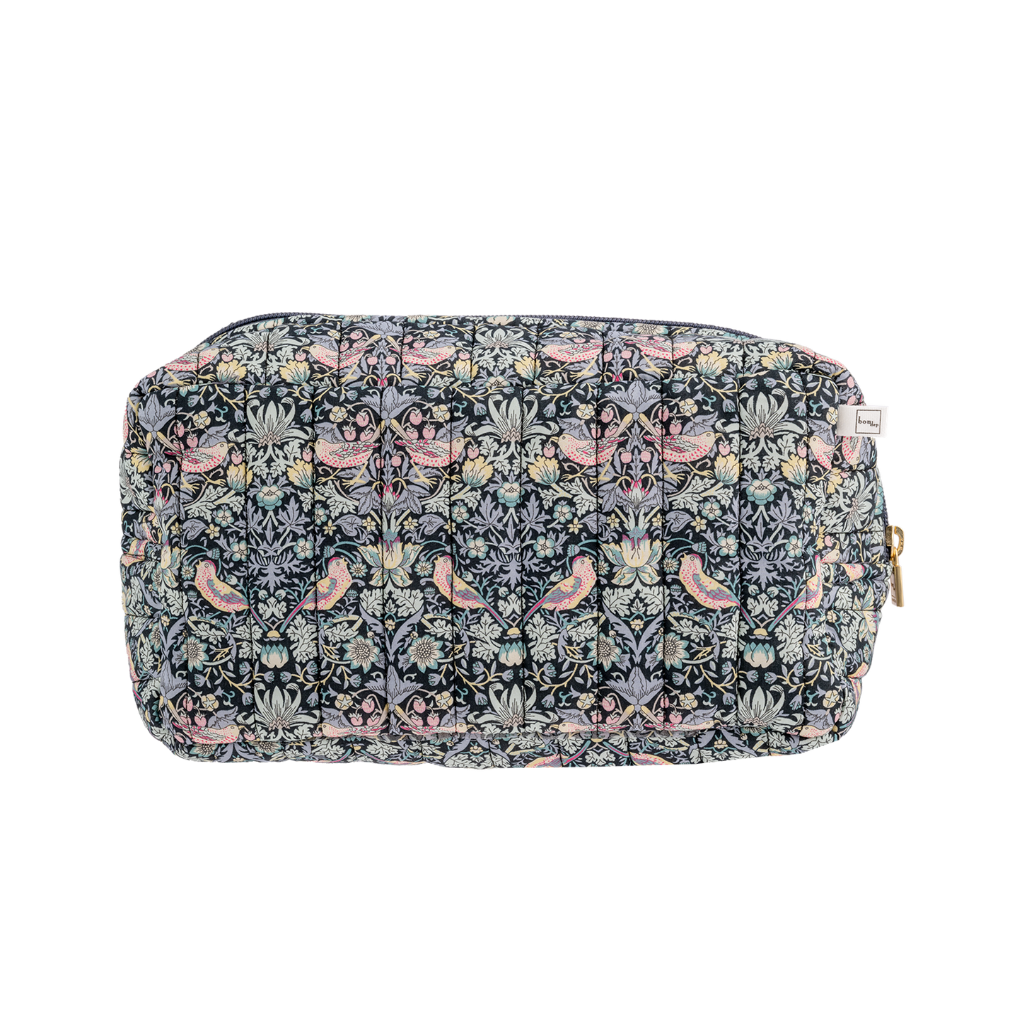 Pouch Square Liberty Strawberry Thief Black