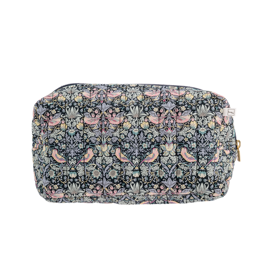 Pouch Square Liberty Strawberry Thief Black