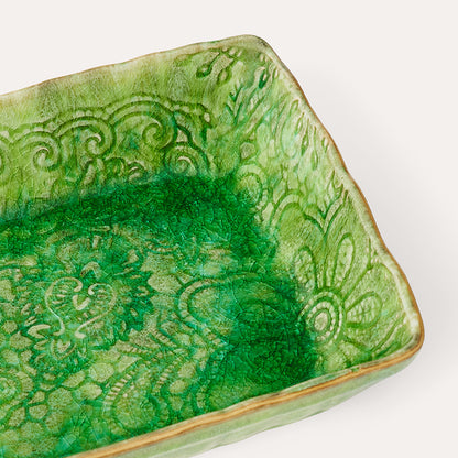 Ildfast form 23x15 cm Seaweed