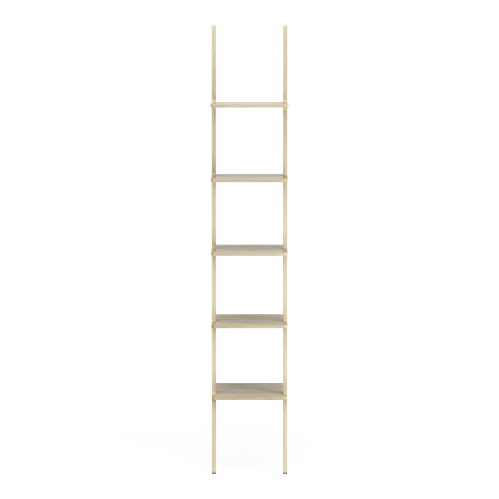 Libri 5 hyller Eik Natur