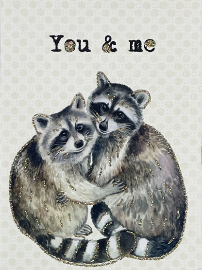 Glitterkort You & me