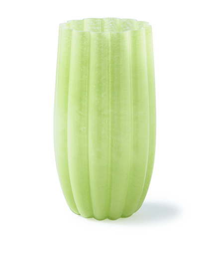 Large melon vase green
