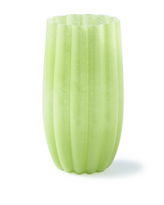 Large melon vase green