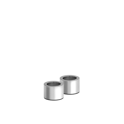 Lysestake Chrome 2 stk 2,3 cm