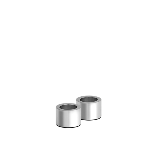 Lysestake Chrome 2 stk 2,3 cm