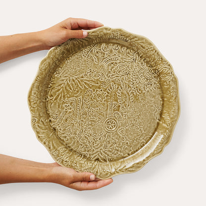 Serveringsfat 34 cm Sand