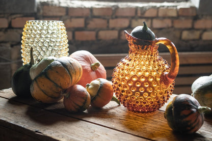 Hobnail karaffel 2L Amber