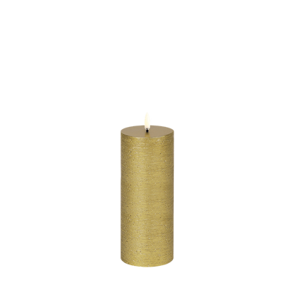 LED rustic metallic gold 7,8x15 cm