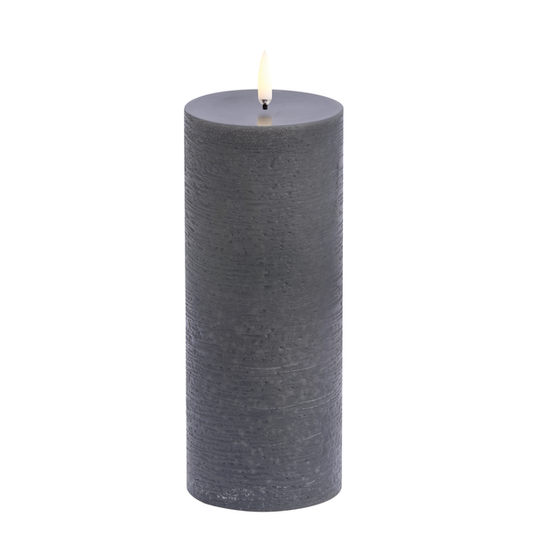LED kubbelys grey rustic 7,8x20cm